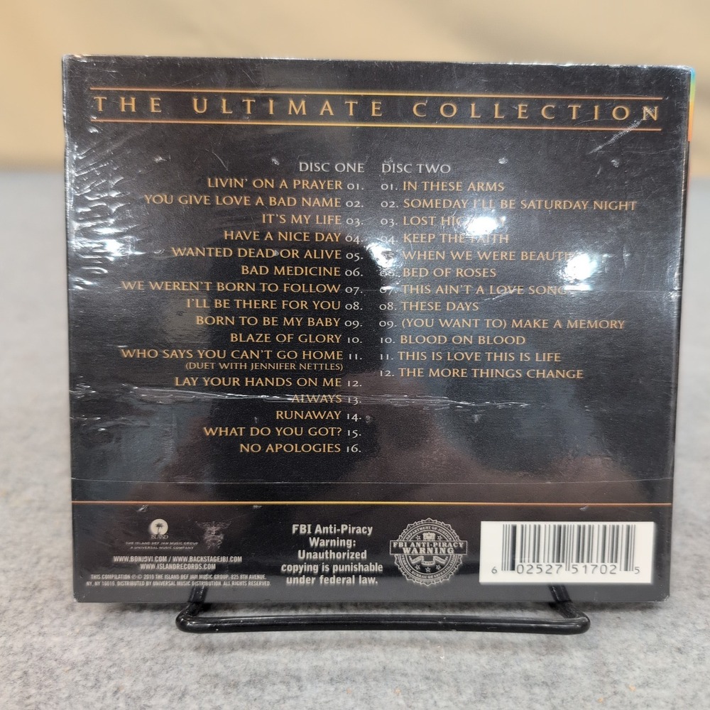 Bon Jovi Greatest Hits The Ultimate Collection 2-CD Set New Sealed - Picture 2 of 2